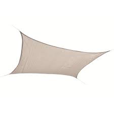 Photo 1 of 8 ft. x 12 ft. Almond Rectangle Shade Sail
