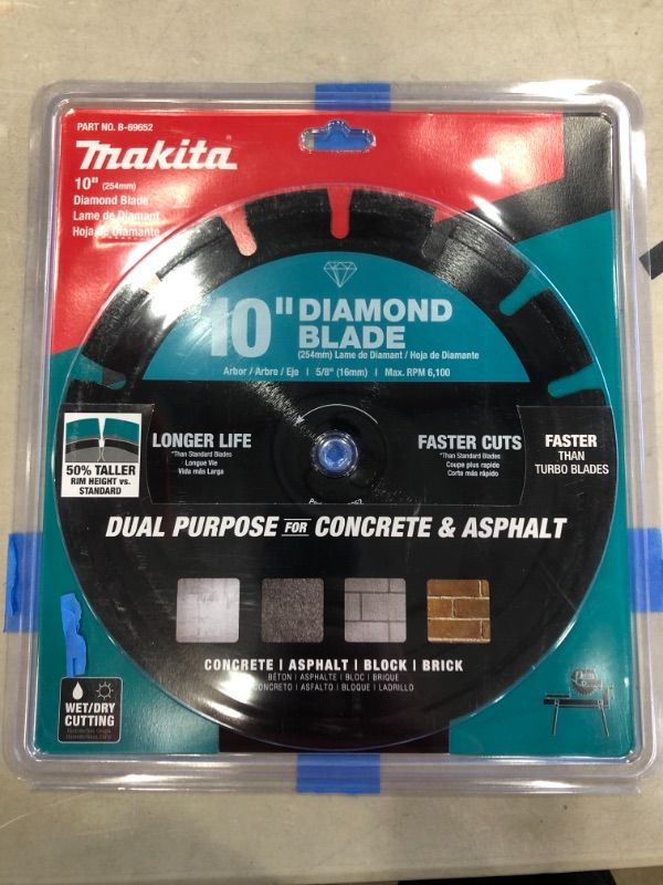 Photo 2 of 10 in. Segmented Rim Dual Purpose Diamond Blade
