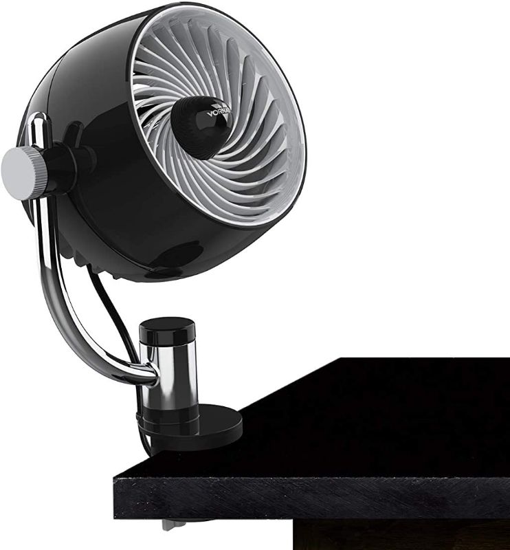 Photo 1 of Pivot3C 5.8 in. Desktop Fan Air Circulator with Multi-Surface Mount, Black