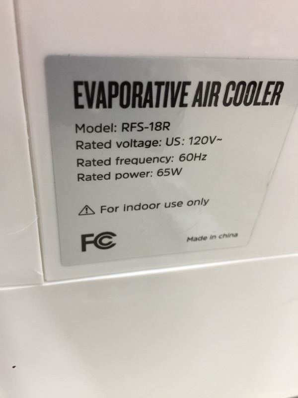 Photo 3 of 4-in-1 Evaporative Air Cooler with 12L Water Tank 
