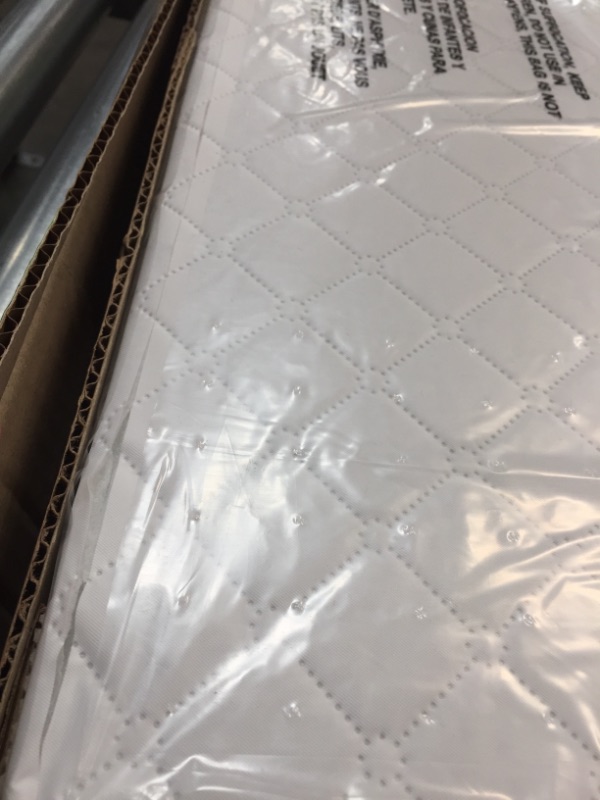 Photo 2 of Dream On Me, Holly 3” Fiber Portable Crib Mattress I Waterproof I Greenguard Gold Certified


//MINOR DAMAGE WITH RIPS 