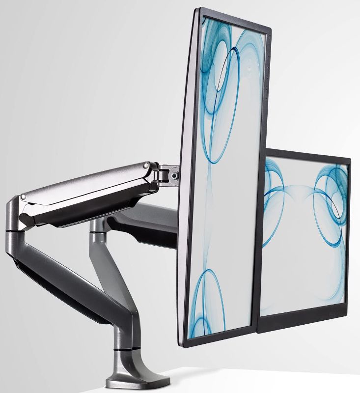 Photo 1 of Mount It Monitor Desk Mount,Computer Monitor Stand,Height Adjustable Arm Fits Up To 32 Inch Screens,VESA 75x75and100x100,20 Lb Capacity,Black (MI-1772)(Dual...
PARTS ONLY