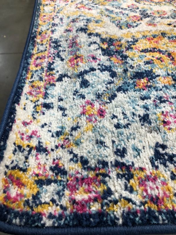 Photo 1 of Artistic Weavers Odelia Updated Traditional Rug Orange/Navy 3 feet 11 inch x 5 feet 7 inch
