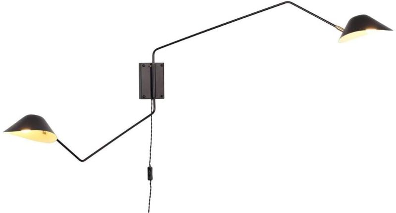 Photo 1 of Stilnovo Mussla Two Arm Lamp, Black
