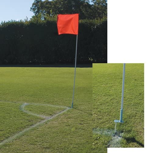 Photo 1 of Alumagoal MSSOCFLGY Flexible Soccer Corner Flags44; Pack of 4
