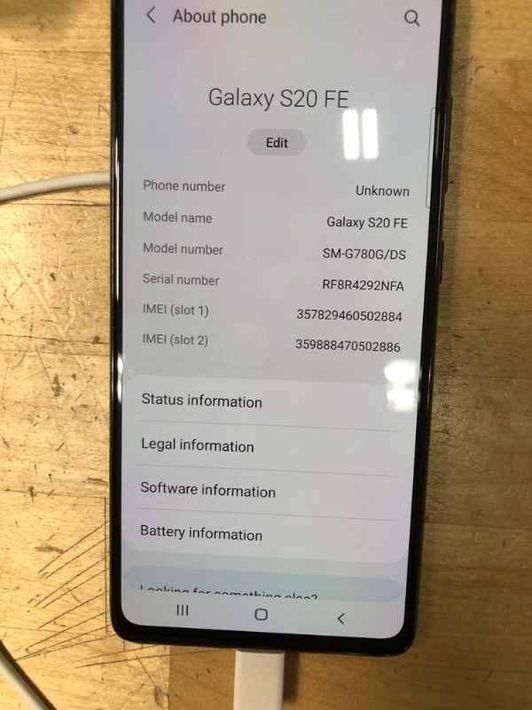 Photo 3 of Samsung Galaxy S20 FE (128GB, 6GB) 6.5" 120Hz AMOLED, Snapdragon 865, IP68 Water Resistant, Dual SIM GSM Unlocked (Global 4G LTE) International Model SM-G780G/DS (Wireless Charger Bundle, Navy)
