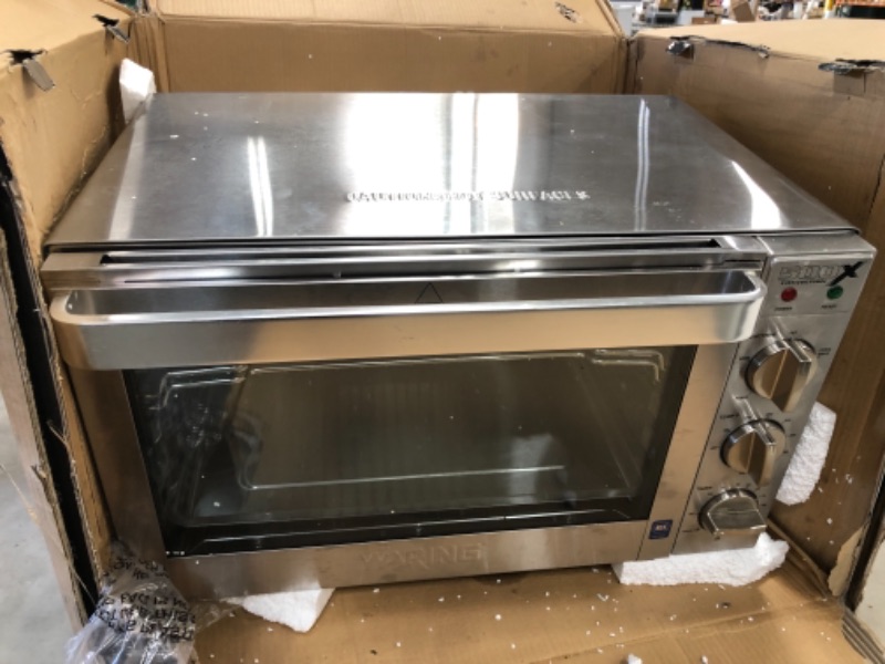 Photo 2 of  NON FUNCTIONAL  Waring WCO500X Half-Size Countertop Convection Oven, 120v

