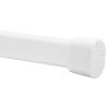 Photo 1 of 28 in. - 48 in. Tension Curtain Rod in White
