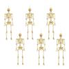 Photo 1 of 5 ft. Posable Skeleton with LED Illumination (Set of 6)
