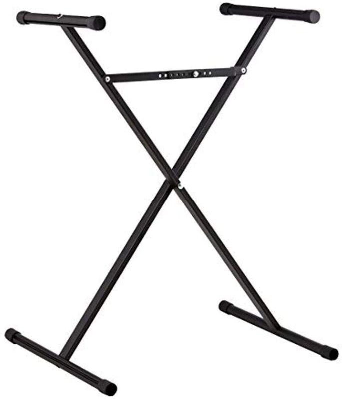 Photo 1 of Casio ARST Single-X Adjustable Keyboard Stand , Black AS IS USED, MISSING HARDWARE 
