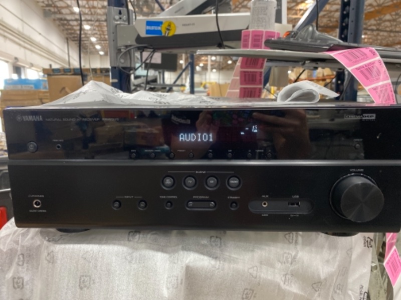 Photo 7 of YAMAHA RX-V385 5.1-Channel 4K Ultra HD AV Receiver with Bluetooth
AS IS USED