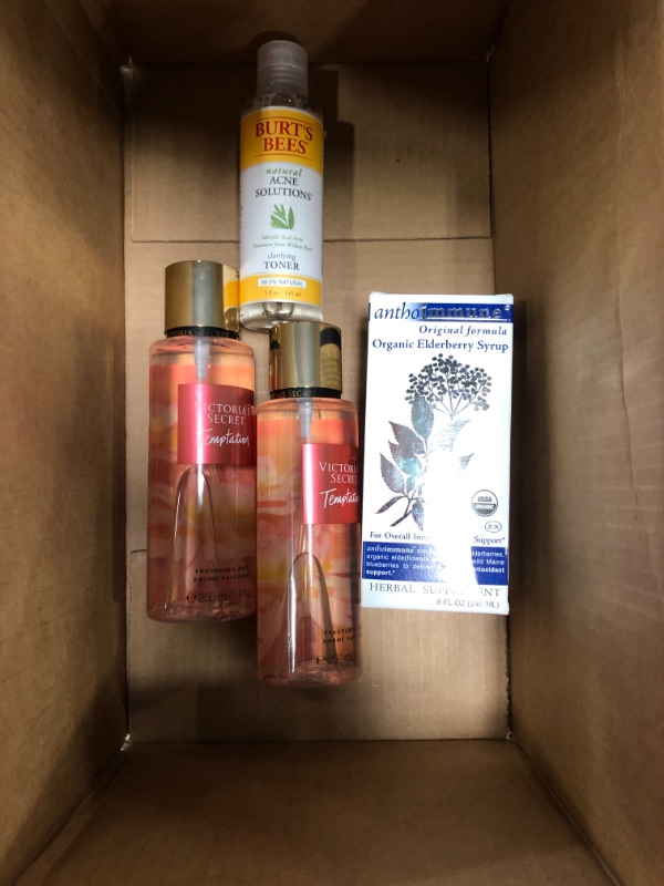 Photo 4 of //Maine Medicinals Anthoimmune® Organic Elderberry Syrup 8 ounces

Victoria Secret Temptation Fragrance Mist for Women, 8.4 fl. oz. 2PACK

//Burt's Bees Natural Acne Solutions-Acne Toner, 5 oz.


//SOLD AS IS