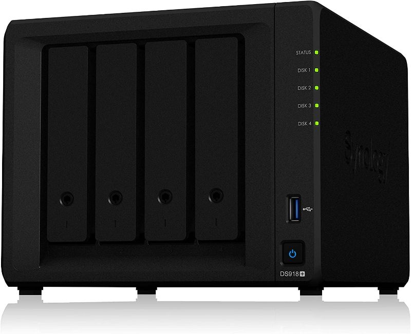 Photo 1 of Synology 4 bay NAS DiskStation + (Diskless)

/TESTED, POWERS ON 