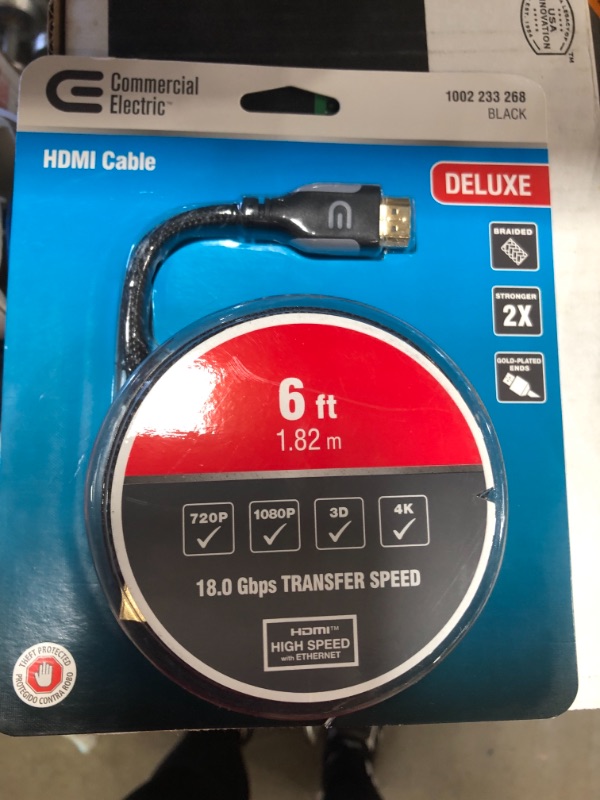 Photo 1 of 6 ft. Deluxe HDMI Cable