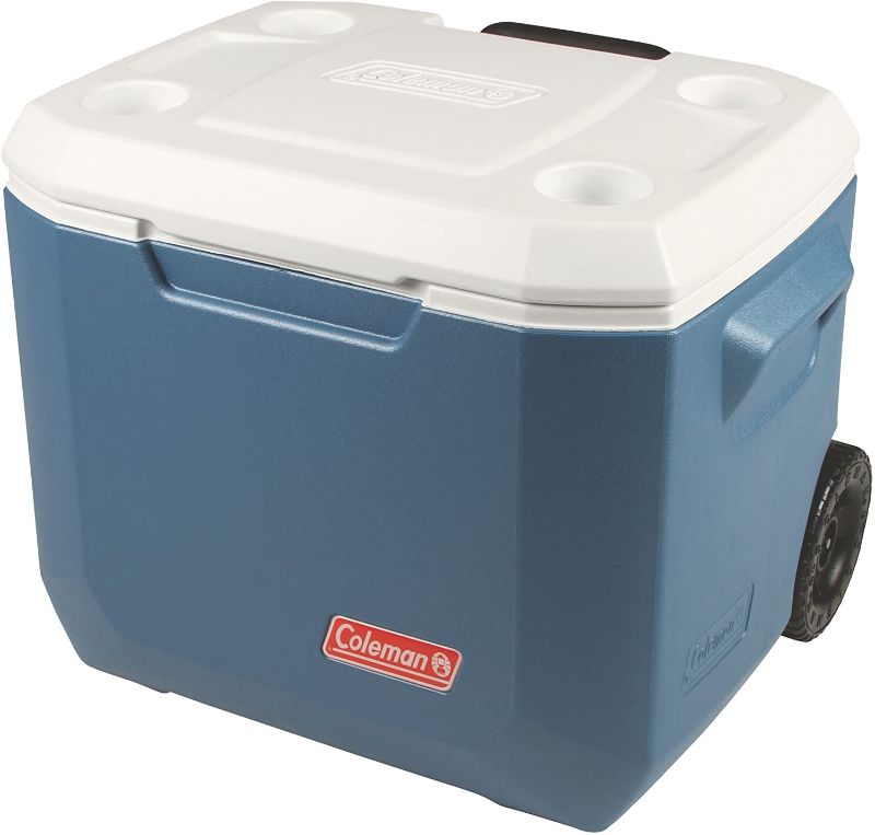 Photo 1 of *USED*
Coleman Portable Cooler with Wheels | Xtreme Wheeled Cooler, 50-Quart, 22.44 x 17.32 x 17.32 inches

