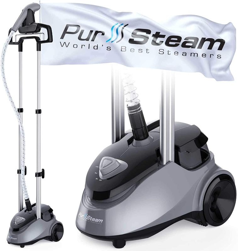 Photo 1 of **PARTS ONLY *** PurSteam Garment Steamer Professional Heavy Duty Industry Leading 2.5 Liter (85 fl.oz.) Water Tank, 60+min of Continuous Steam with 4 Level Steam Adjustment

