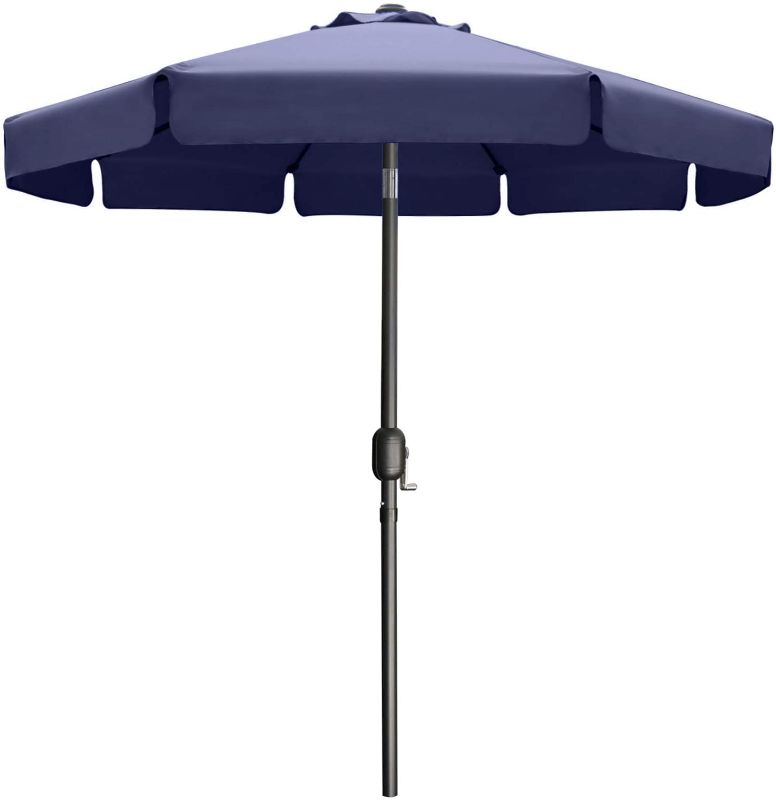 Photo 1 of 9FT  Patio Umbrella OutdoorMarket Table Umbrella with Ruffles