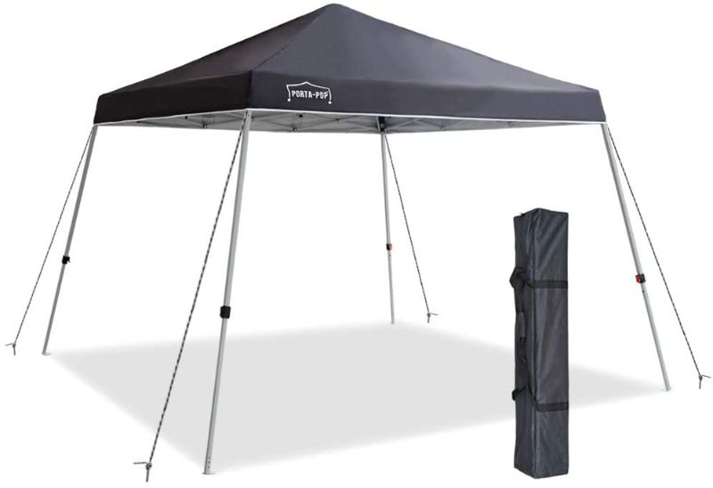 Photo 1 of  Pop Up 10x10 ft Portable Folding Canopy Slant Leg Instant Shelter with Carry Bag