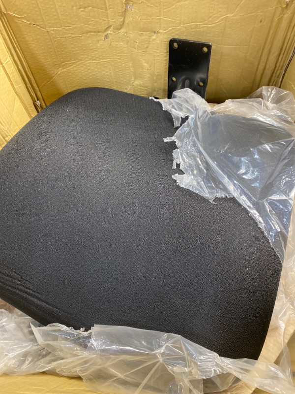 Photo 3 of Safco Products Uber Big and Tall Mid Back Chair 3491BL, Black, Rated for 24/7 Use, Holds up to 500 lbs. (Optional arms sold separately)
