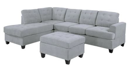 Photo 1 of ***BOX TWO OF FOUR*** ANGOLO 2 CLASSIC 3-PIECE SECTIONAL AND OTTOMAN SET
