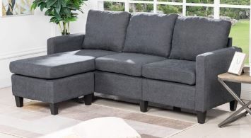 Photo 1 of ***BOX TWO OF TWO*** FDW Sectional Sofa for Living Room Modern Corner Sofa Upholstered Contemporary
