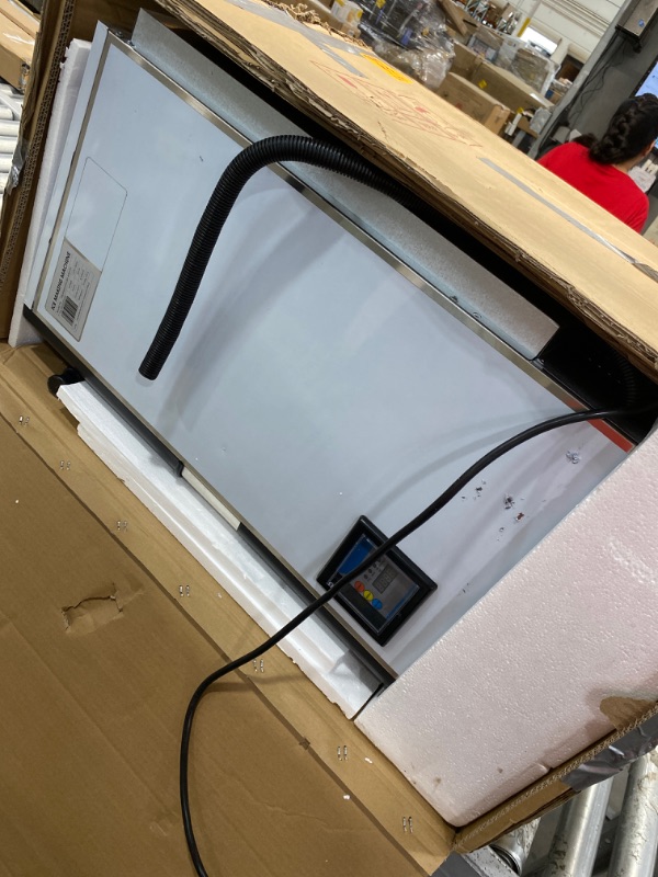 Photo 3 of ***PARTS ONLY/AS-IS/NO RETURNS*** 110v Commercial Ice Maker 100lbs/24h With 45lbs Storage Capacity Stainless Steel

