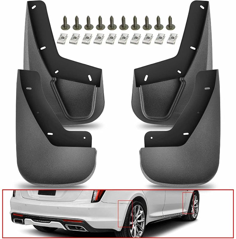 Photo 3 of A-Premium Mud Flaps Splash Guards Replacement  2007-2013 
CAR MAKE, MODEL COMPATABILITY UNKNOWN
