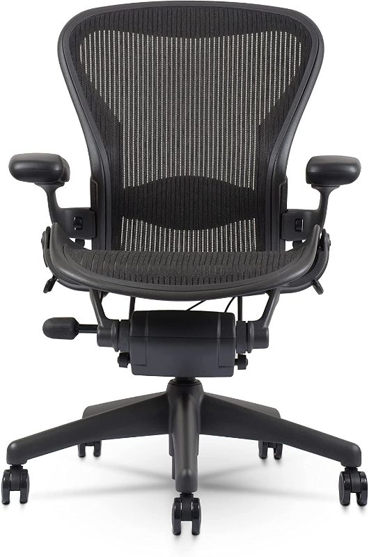 Photo 1 of Herman Miller Classic Aeron Chair - Fully Adjustable, Carpet Casters, Size  B