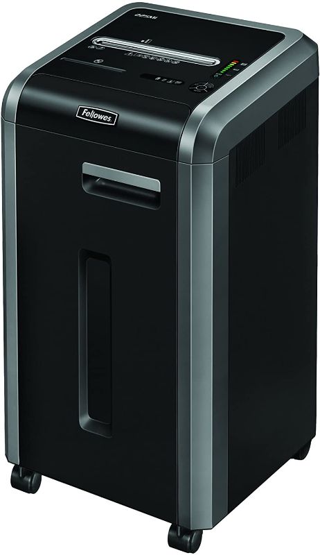 Photo 1 of Fellowes Powershred 225Mi 100% Jam Proof 16-Sheet Micro-Cut Commercial Grade Paper Shredder (4620001), Black
