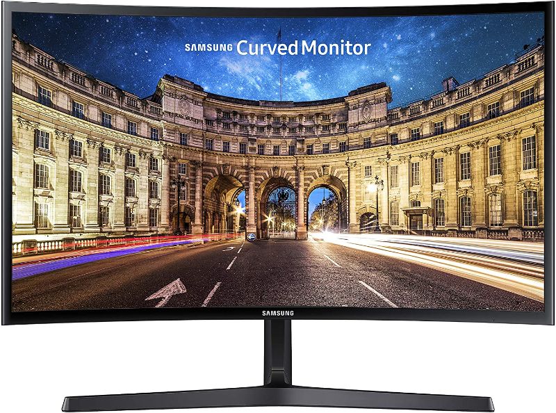 Photo 1 of Samsung C27F396FHU 27" Full HD Curved Black Computer Monitor
