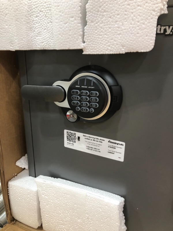 Photo 2 of Sentrysafe Sfw205gqc Fireproof Safe and Waterproof Safe with Digital Keypad 2.05...**NO MANUAL, NO KEY, NO COMBINATION AVAILABLE**