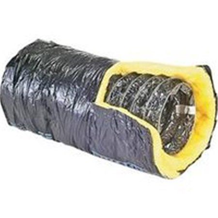 Photo 1 of *factory packaged*
Ll Building Products 0225961 Master Flow F6IFD Flexible Insulated Air Duct Pipe, 8 in. X 25 Ft., Fiberglass Yarn