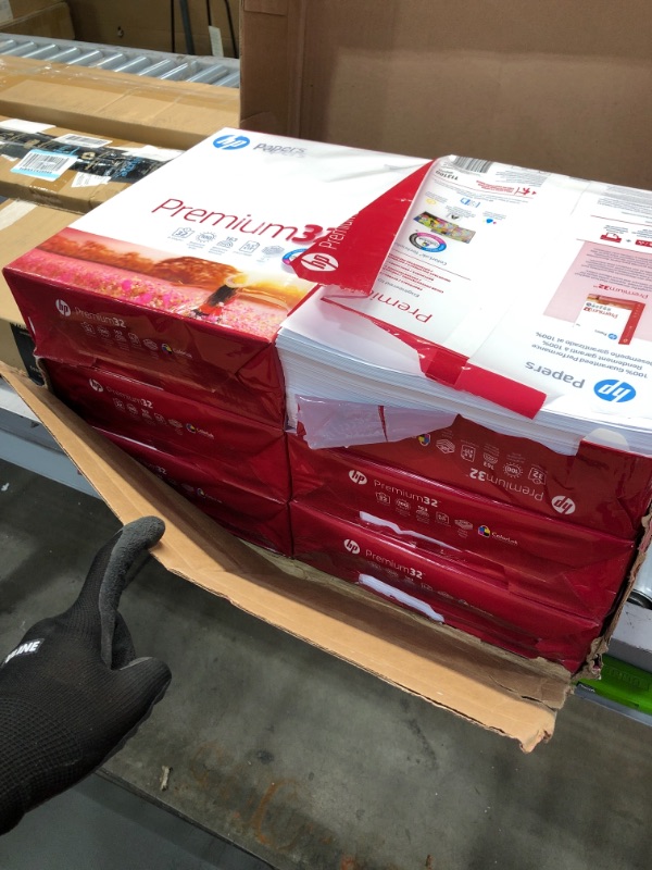 Photo 2 of *previously opened*
HP Printer Paper | 8.5 x 11 Paper | Premium 32 lb | 6 Pack - 1800 Sheets | 100 Bright | Made in USA - FSC Certified | 113100C

