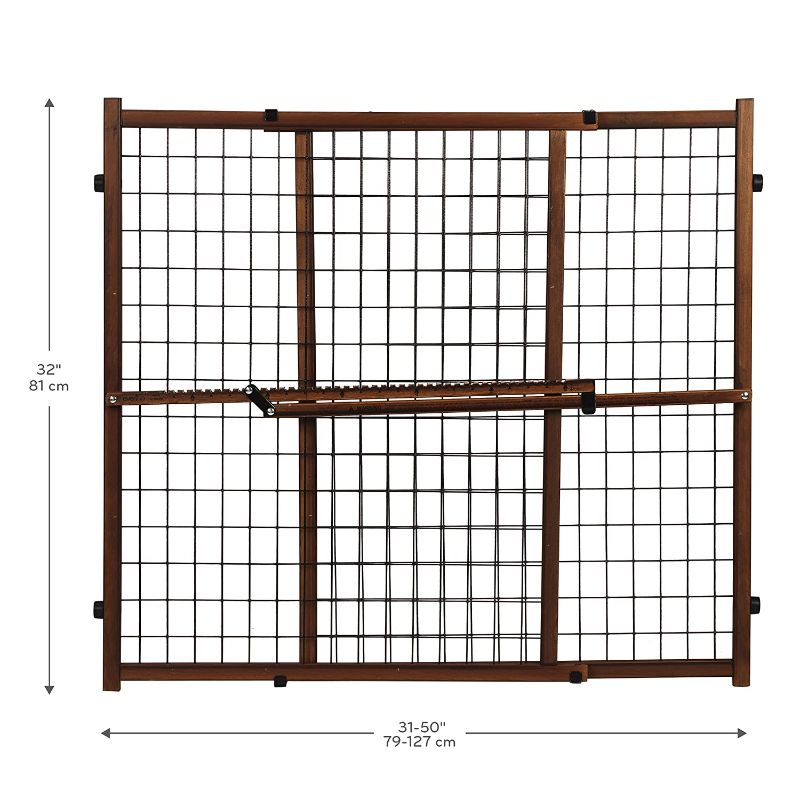 Photo 1 of Evenflo Position and Lock Tall and Wide Baby Gate, Farmhouse Collection