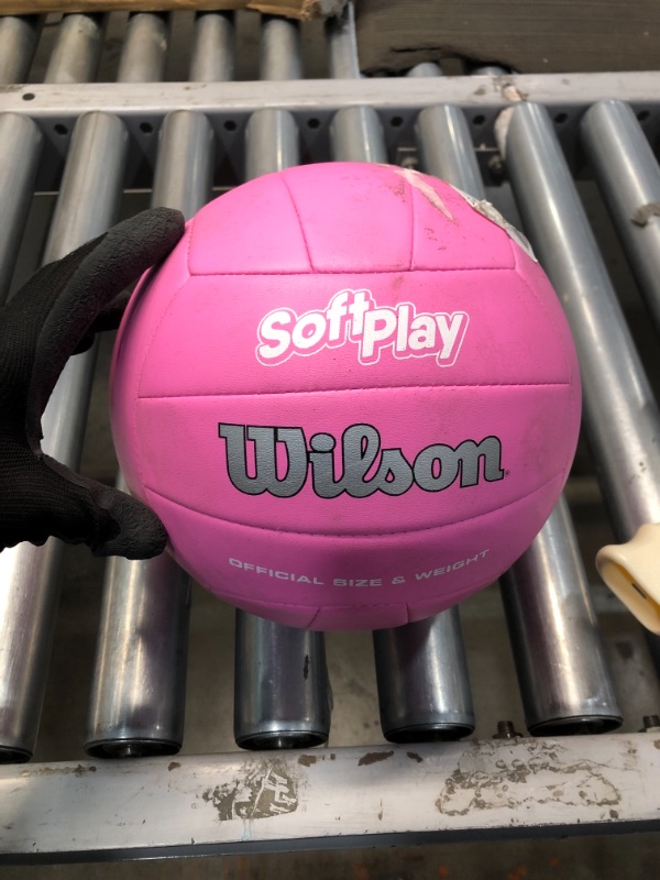 Photo 2 of *slightly dirty* 
Wilson Soft Play Volleyball
