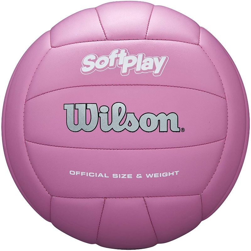 Photo 1 of *slightly dirty* 
Wilson Soft Play Volleyball
