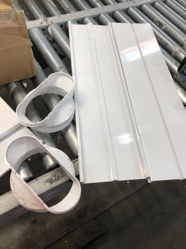Photo 1 of *hose adapters have been USED*
INOMO Portable Air Conditioner Two Flat-Mouth Sliding Door Kit with Two Universal Coupler Adapter, Upgraded Seamless Adjustable Sliding AC Vent Kit for Ducting Exhaust Hose of 5.1 Inches/5.9Inches
