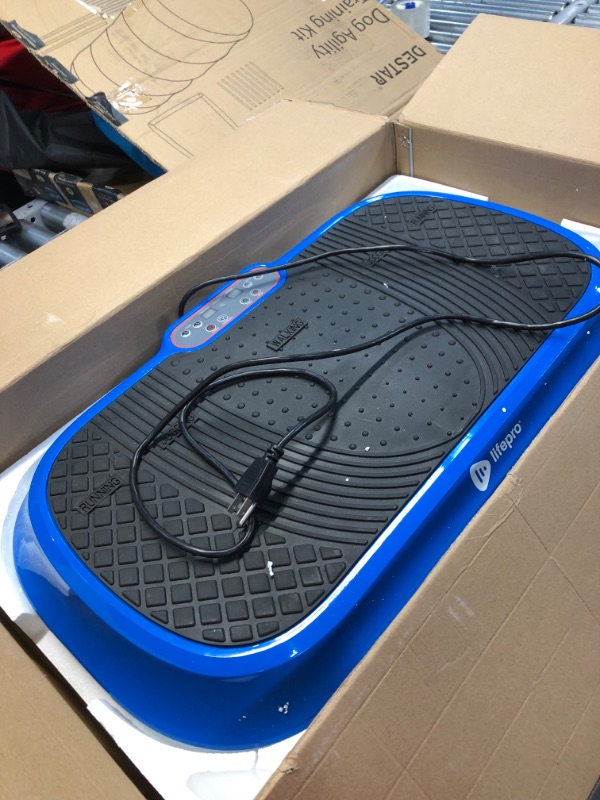 Photo 2 of *USED*
*MISSING bands and manual*
LifePro Waver Vibration Plate Exercise Machine - Whole Body Workout Vibration Fitness Platform w/Loop Bands - Home Training Equipment for Weight Loss & Toning
