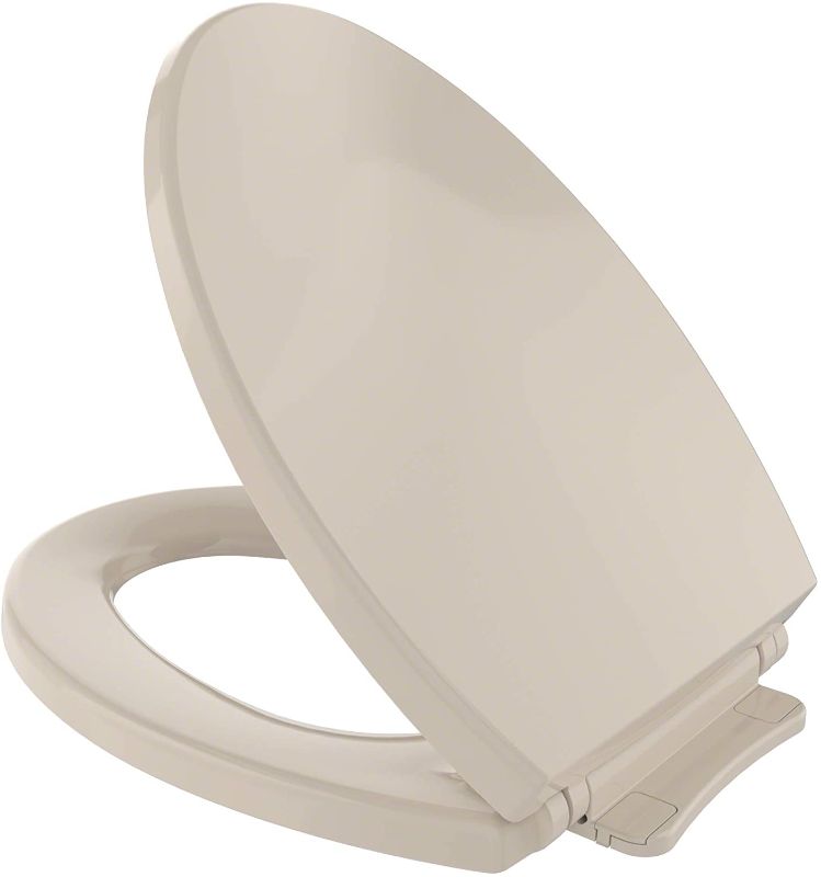 Photo 1 of *MISSING hardware*
TOTO SS114#03 Transitional SoftClose Elongated Toilet Seat, Bone
