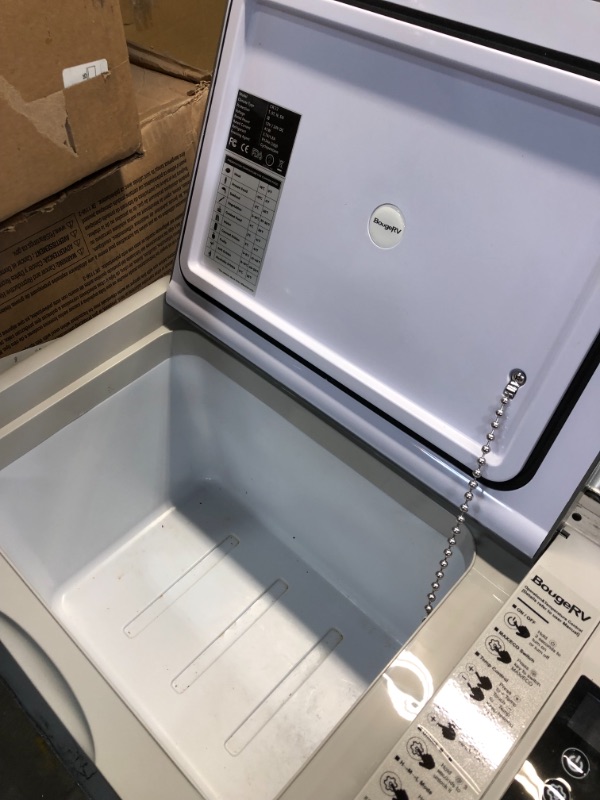 Photo 3 of *USED*
*item turns on, but screen is black*
BougeRV 23 Quart 12V Portable Refrigerator Car Freezer Fridge with Compressor,12/24V DC 110~240 Volt AC,-7?~50? for Truck Van RV Jeep Camper SUV Boat,Travel Camping Road Trips Tailgating
