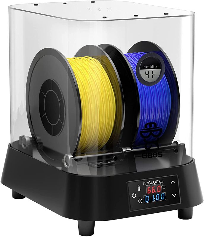 Photo 1 of *2 feet need to be screwed back on* 
EIBOS Filament Dryer Box, 3D Printer Dehydrator Storage Box with Adjustable Timer, Temperature Humidity Control & Spool Holder, Compatible with 1.75mm 2.85mm 3mm Nylon PETG PLA
