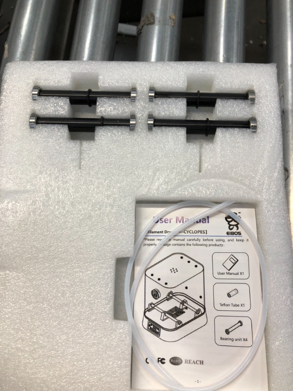 Photo 4 of *2 feet need to be screwed back on* 
EIBOS Filament Dryer Box, 3D Printer Dehydrator Storage Box with Adjustable Timer, Temperature Humidity Control & Spool Holder, Compatible with 1.75mm 2.85mm 3mm Nylon PETG PLA
