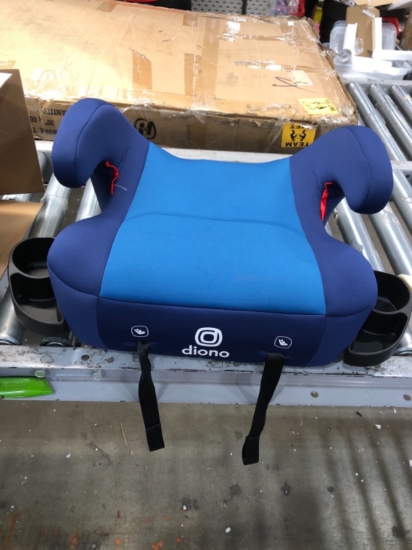 Photo 2 of Diono Solana 2 Latch, XL Space Backless Booster Seat, | Lightweight Backless Booster with Room to Grow, 8 Years 1 Booster Seat, Blue
