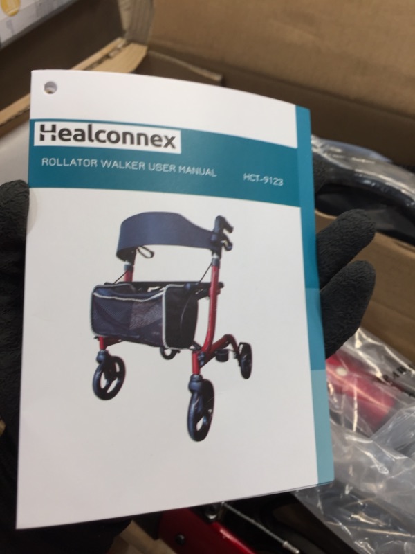 Photo 6 of *USED*
Healconnex Rollator Walkers for Seniors-Folding Rollator Walker with Seat and Four 8-inch Wheels-Medical Rollator Walker with Comfort Handles and Thick Backrest-Lightweight Aluminum Frame and Basket
