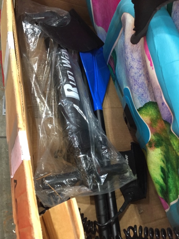 Photo 3 of *USED*
*MISSING carrying bag and extra pole for paddle*
Runwave Inflatable Stand Up Paddle Board Non-Slip Deck with Premium SUP Accessories | Wide Stance, Bottom Fins for Surfing Control | Youth Adults Beginner, LOTUS-10.6' x 33" x 6"
