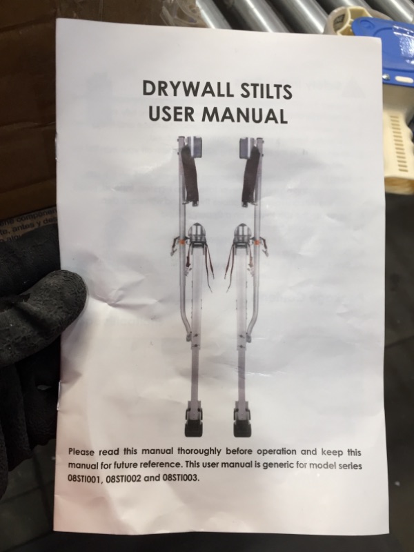 Photo 4 of *USED*
Yescom 24"-40" Professional Grade Adjustable Drywall Stilts Taping Paint Stilt Aluminum Silver
