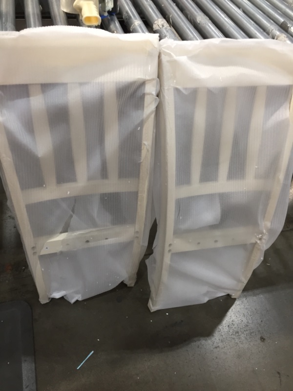 Photo 1 of *SEE last picture for damage*
Signature Design by Ashley Whitesburg Dining Room Chair Set of 2, Brown/Cottage White, 18"W x 23"D x 38"H with an 18" seat height

