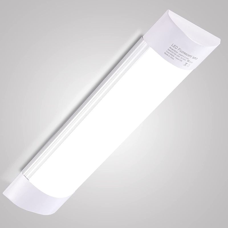 Photo 1 of 3FT LED Shop Light Fixture 30W LED Tube Light, 3600lm, 4000K LUM, 90cm 35.4inch LED Garage Closet Light Ceiling Light for Office Home Basement, No Plug, No Ground Wire