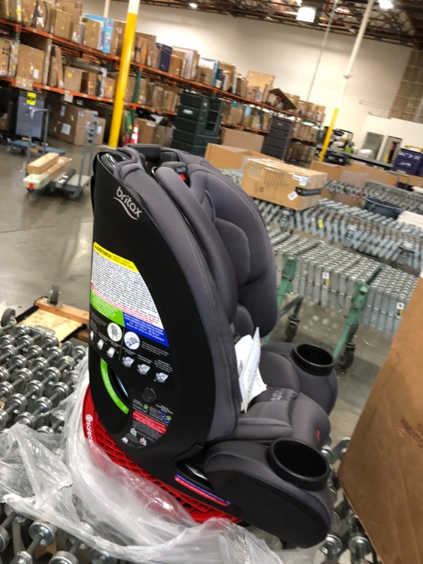 Photo 3 of Britax One4Life ClickTight All-In-One Car Seat – 10 Years of Use – Infant, Convertible, Booster – 5 to 120 Pounds, Cool Flow Moisture Wicking Fabric, Cool N Dry Charcoal