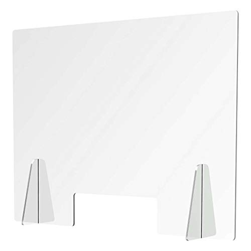 Photo 1 of Sneeze Guard Plexiglass Barrier for Counter by MIRUSA - 